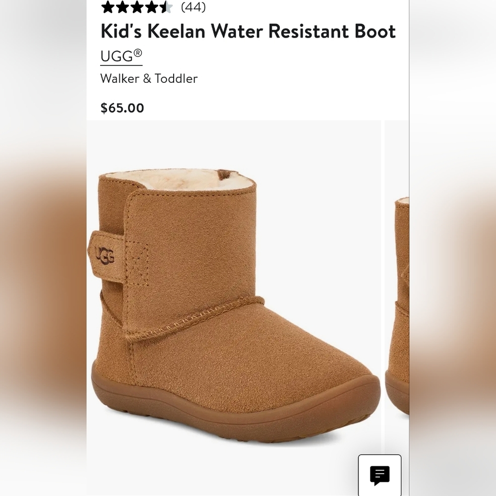 UGG Kid's Keelan Water Resistant Boot Chestnut